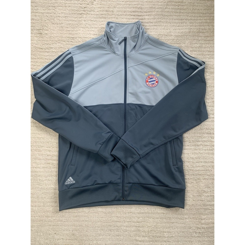 Adidas Bayern Munich 2009 Soccer Football Training Jacket Men's XL Streetwear